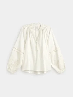 BLUSA MANGA BORDADA