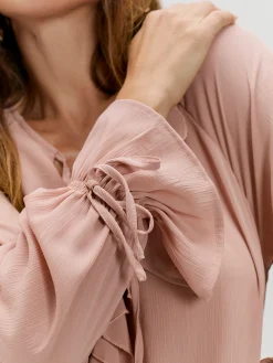 BLUSA VOLANTES LAZOS