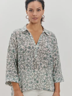 camisa manga volumen