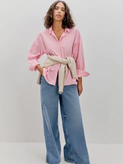 CAMISA RAYAS OVERSIZE