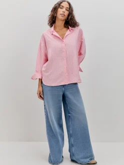 CAMISA RAYAS OVERSIZE