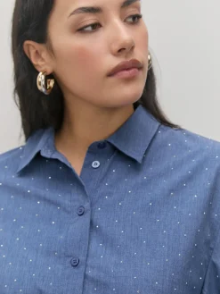 camisa strass