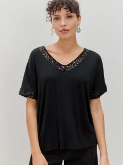 CAMISETA LENTEJUELAS