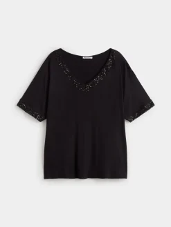 CAMISETA LENTEJUELAS