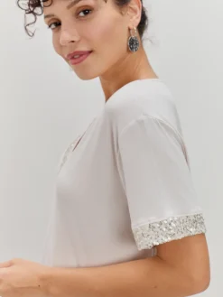 CAMISETA LENTEJUELAS