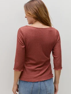 CAMISETA CRINCKLE 3/4
