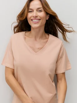 CAMISETA CUELLO PICO