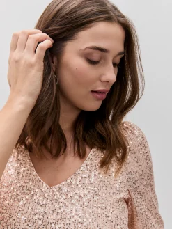 CAMISETA LENTEJUELAS