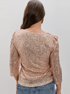 CAMISETA LENTEJUELAS