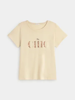 CAMISETA LETRAS ANIMAL