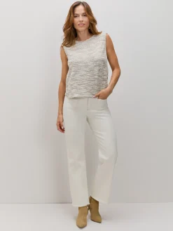 CHALECO TEXTURA BOTON