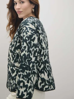 CHAQUETA ACOLCHADA ESTAMPADA
