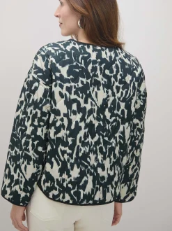 CHAQUETA ACOLCHADA ESTAMPADA