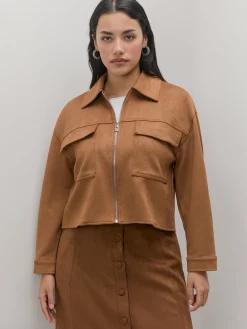CHAQUETA ANTELINA CREMALLERA