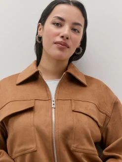 CHAQUETA ANTELINA CREMALLERA