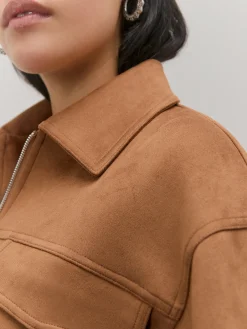 CHAQUETA ANTELINA CREMALLERA
