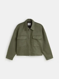 CHAQUETA ANTELINA CREMALLERA