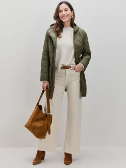 CHAQUETA LARGA ACOLCHADA