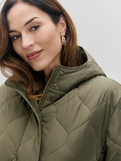 CHAQUETA LARGA ACOLCHADA