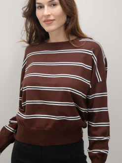 JERSEY RAYAS MARRON