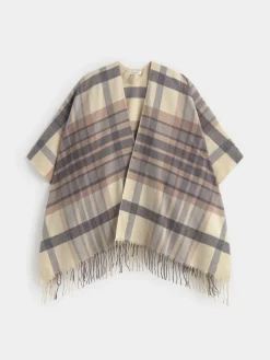PONCHO CUADROS BRILLOS