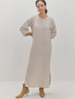 VESTIDO LANOSO PLISADO