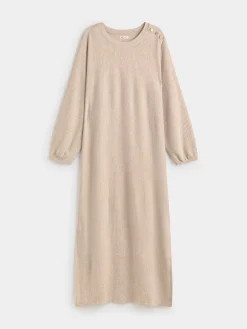 VESTIDO LANOSO PLISADO