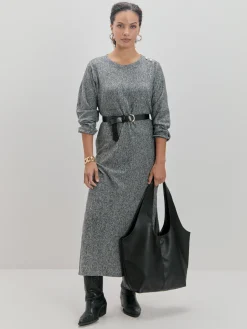 VESTIDO LANOSO PLISADO