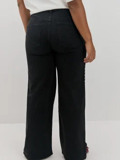 WIDE LEG DETALLE TACHAS